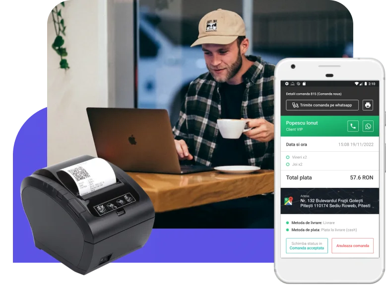 Horeka Connect trimite comenzile online din toate canalele direct la imprimanta