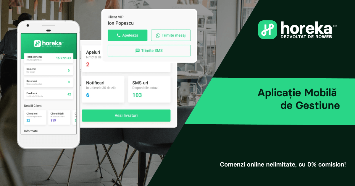 Aplicatie mobila de gestiune clienti si comenzi restaurant