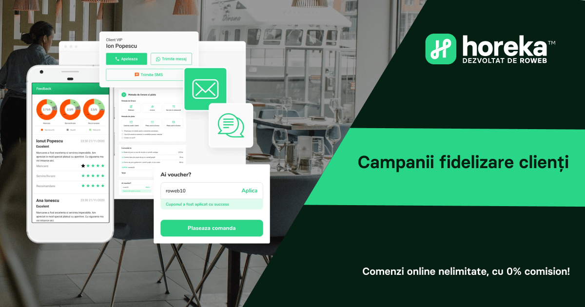 Sistem fidelizare clienti pentru restaurante